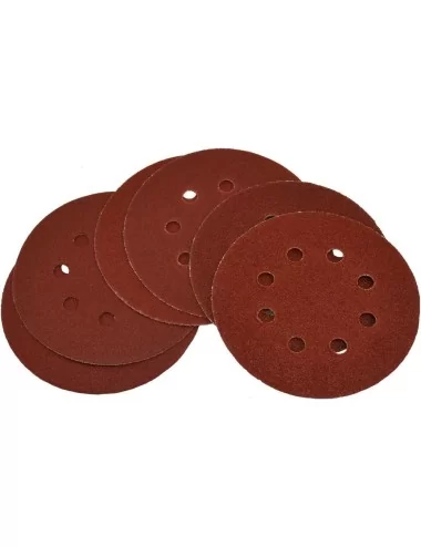 Set van 6 Schuurschijven 125mm