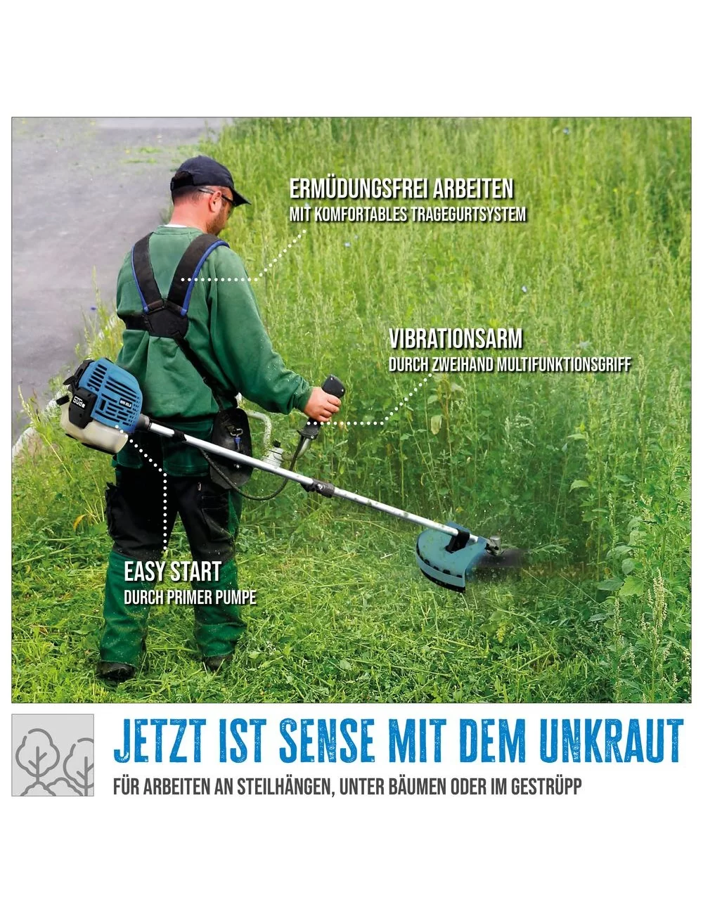 Gereedschapplek|GereedschapplekGude GFS 52.3 benzine bosmaaier