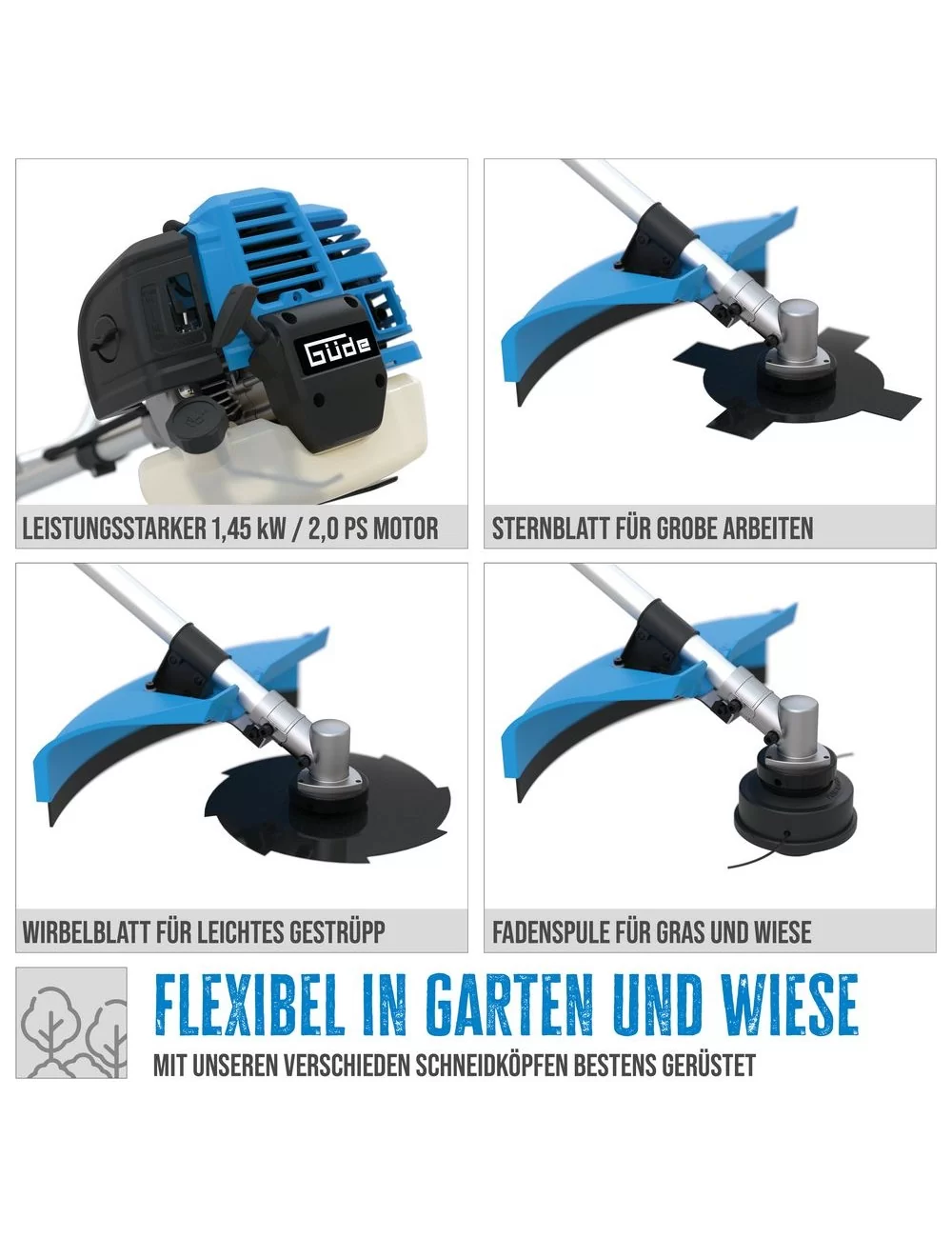 Gereedschapplek|GereedschapplekGude GFS 52.3 benzine bosmaaier