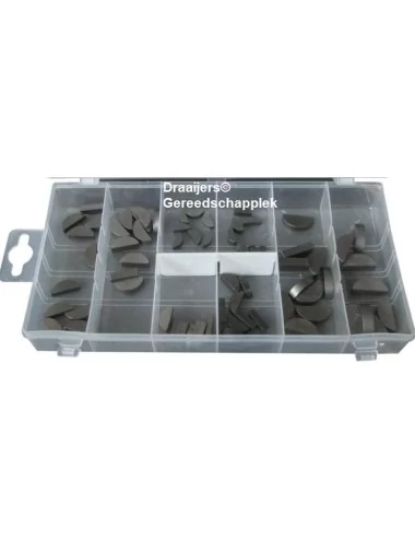 Spiebaan halvemaan assortie 80dlg