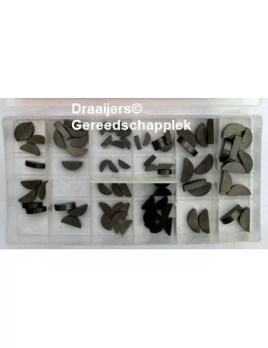 Spiebaan halvemaan assortie 80dlg