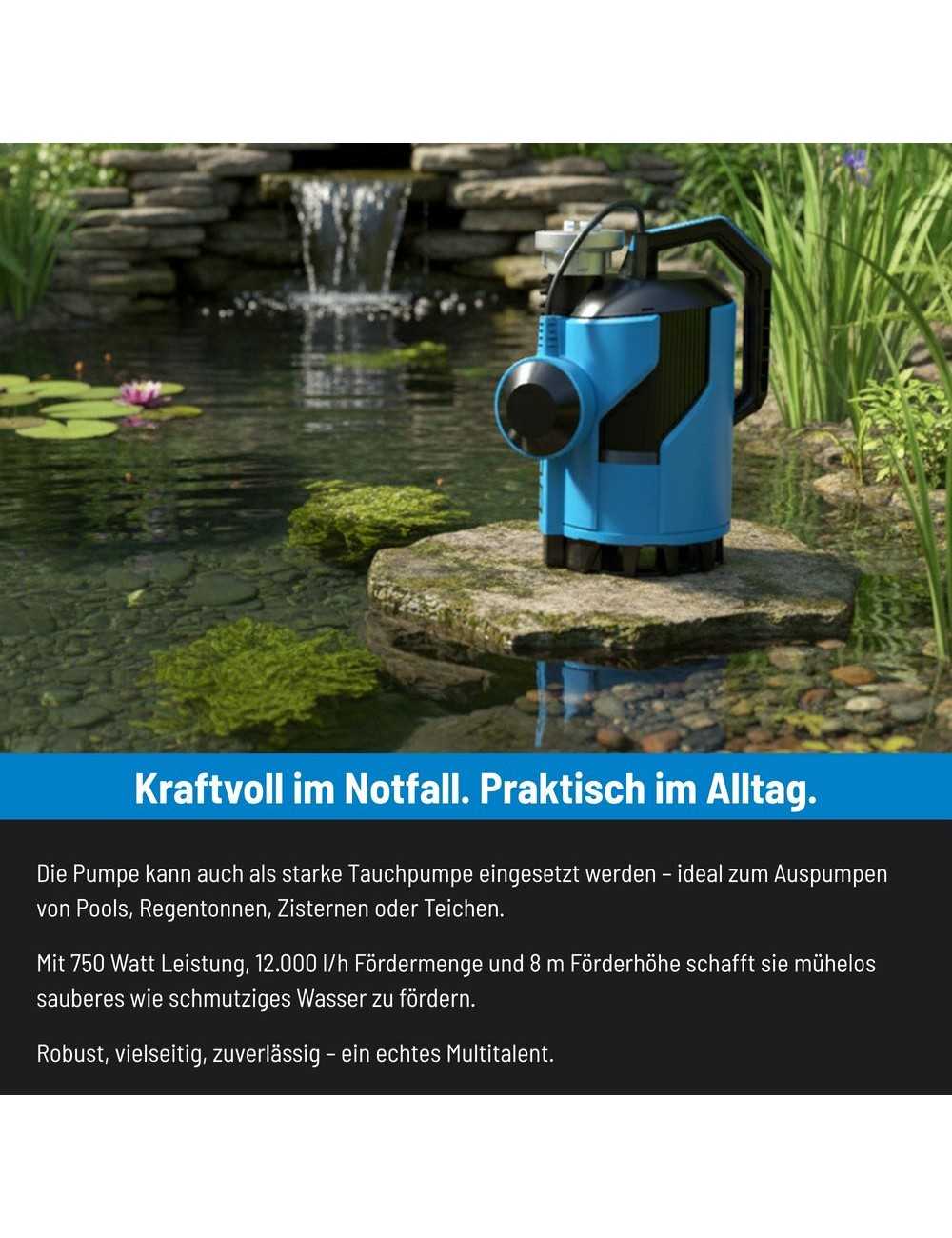 Gereedschapplek|GereedschapplekGude Dompelpomp 750 Overstromingsset