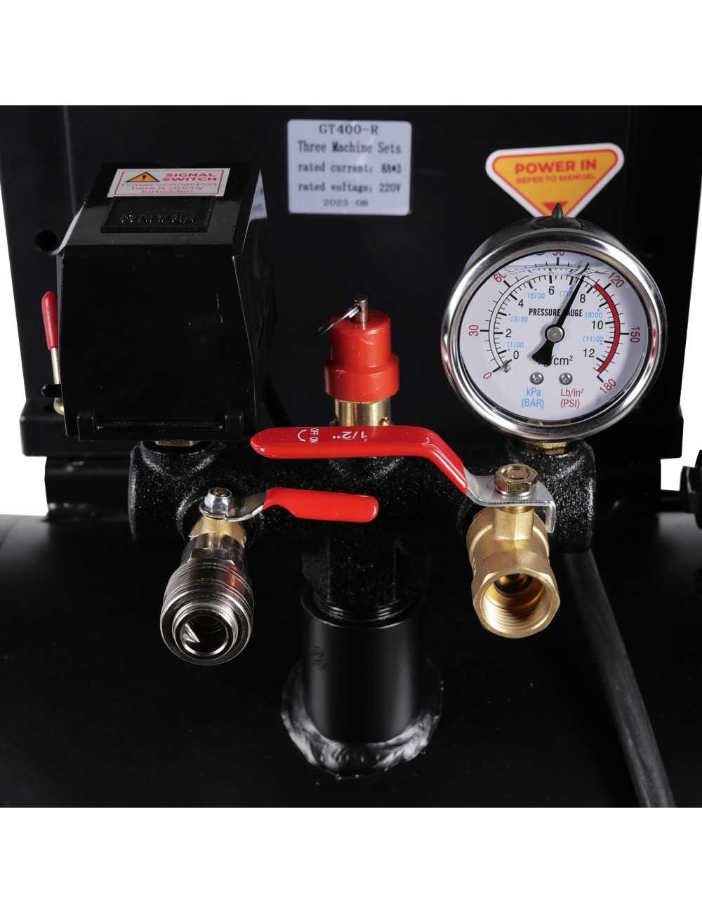 Gereedschapplek|GereedschapplekAirpro compressor 100L tank 230V 375L/min