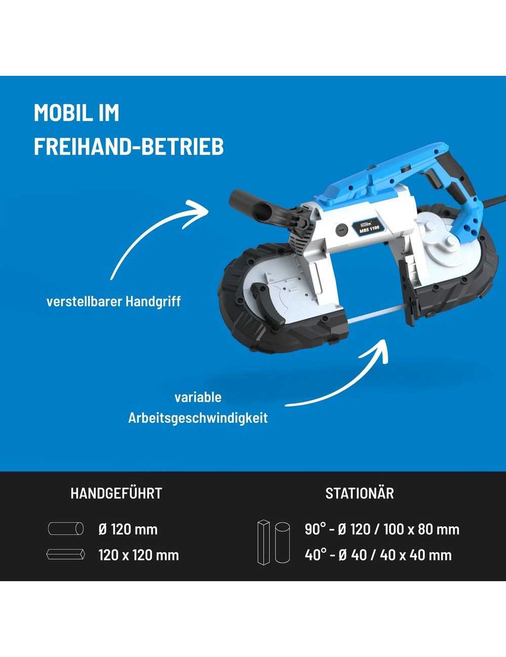 Gereedschapplek|GereedschapplekGude metaallintzaag MBS 1100