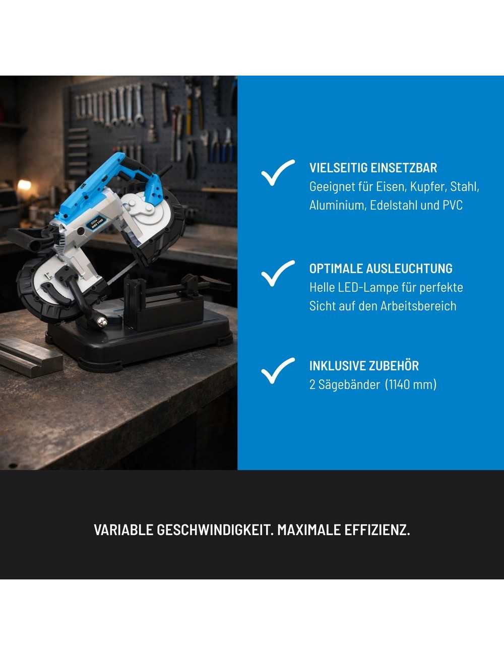 Gereedschapplek|GereedschapplekGude metaallintzaag MBS 1100