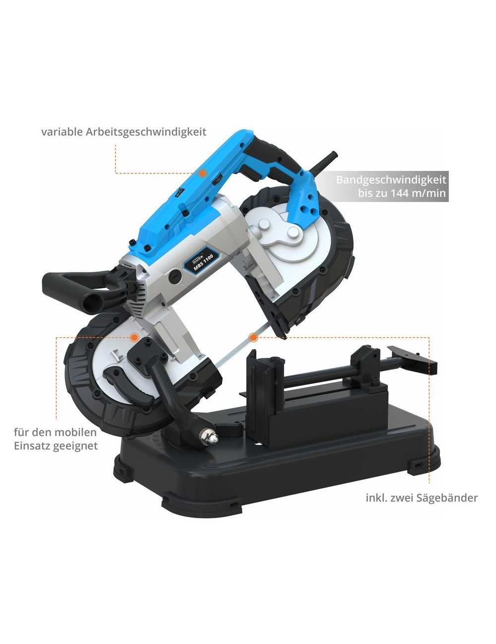 Gereedschapplek|GereedschapplekGude metaallintzaag MBS 1100